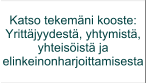 Katso tekemäni kooste: Yrittäjyydestä, yhtymistä, yhteisöistä ja  elinkeinonharjoittamisesta